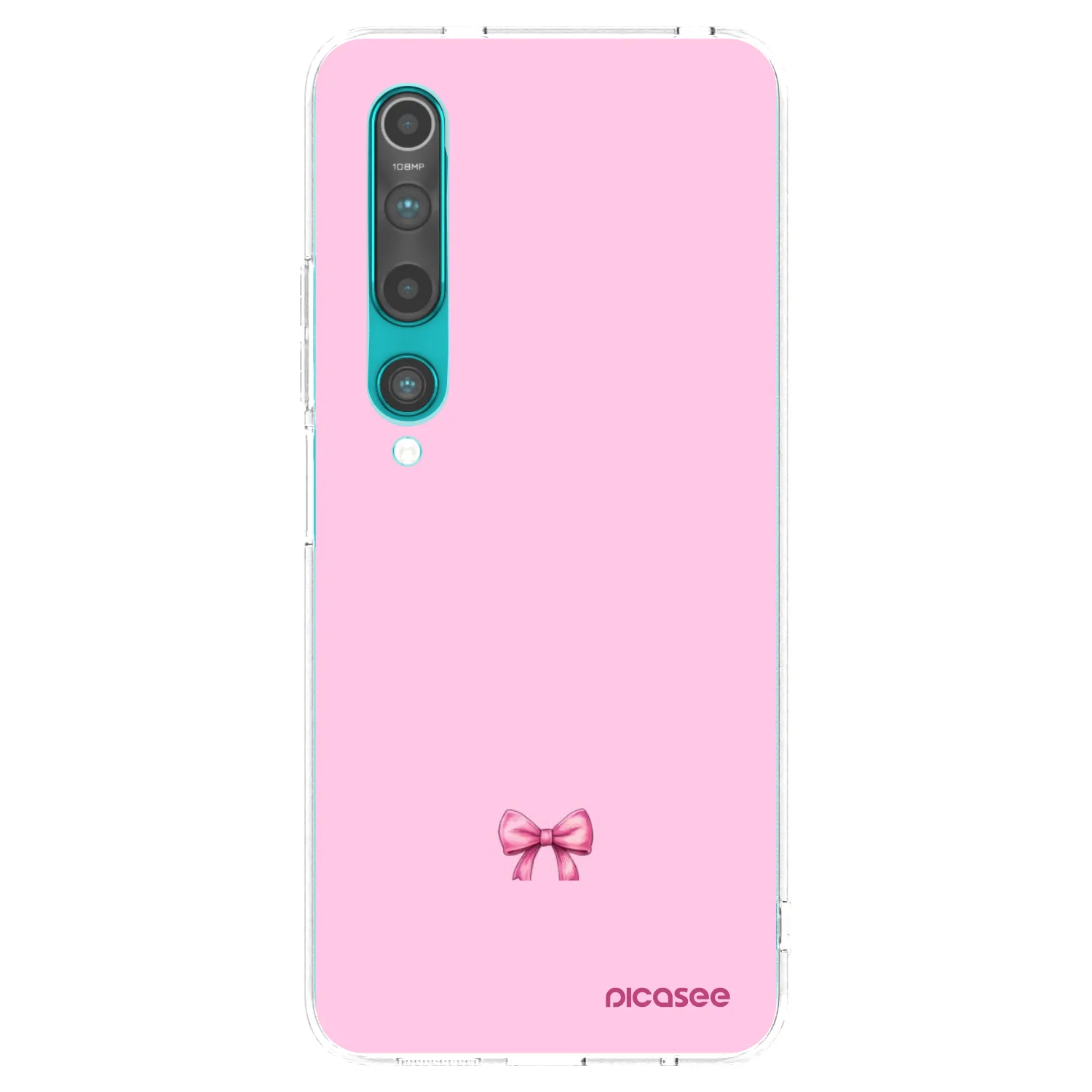 Picasee silikonový průhledný obal pro Xiaomi Mi 10 - Blush bow