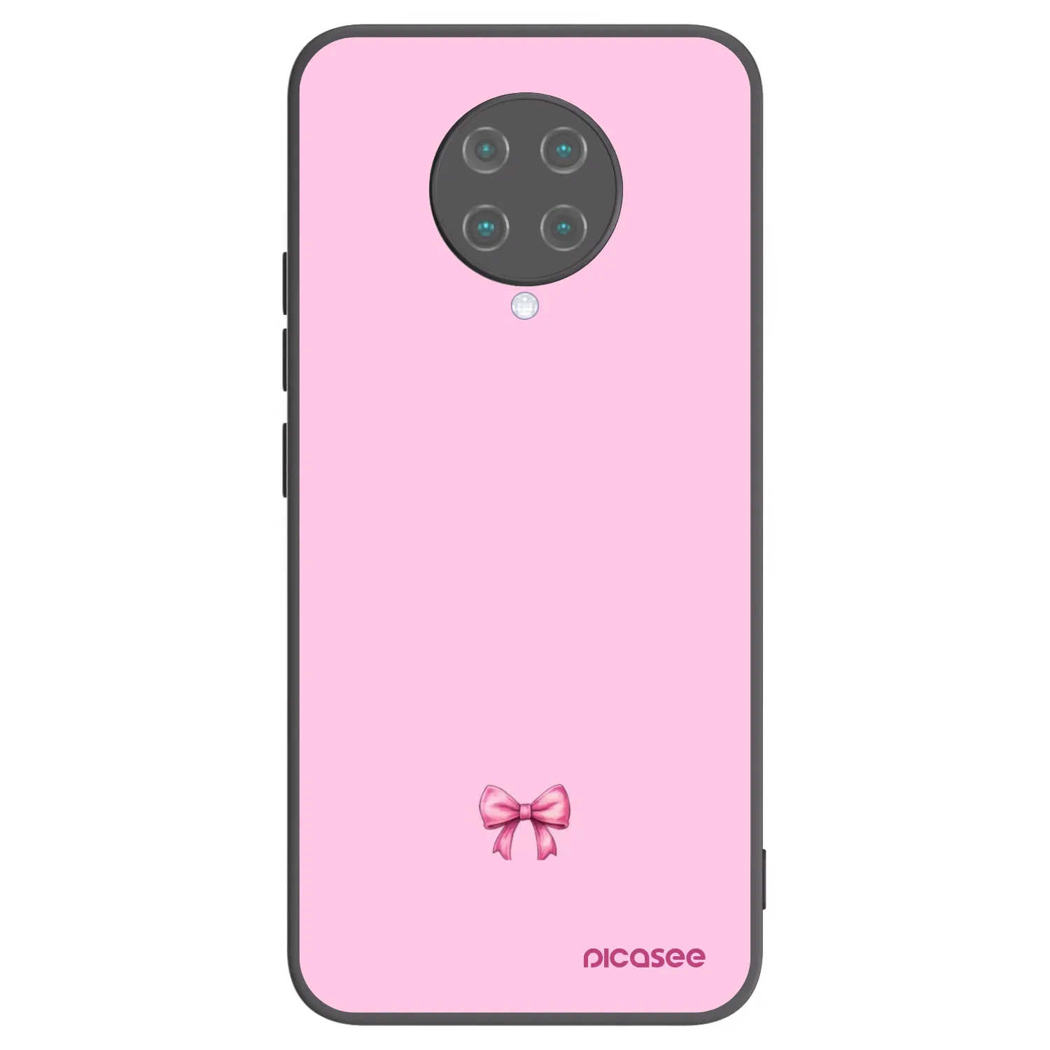 Picasee silikonový černý obal pro Xiaomi Poco F2 Pro - Blush bow