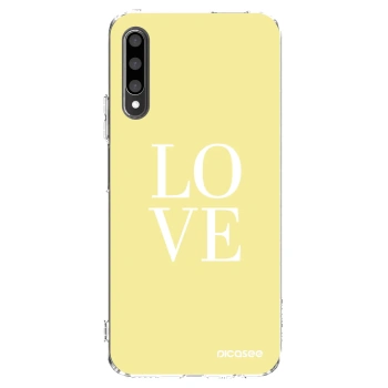 Picasee silikonový průhledný obal pro Honor 9X Pro - Love