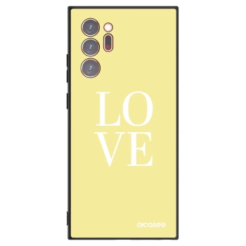 Picasee silikonový černý obal pro Samsung Galaxy Note 20 Ultra - Love