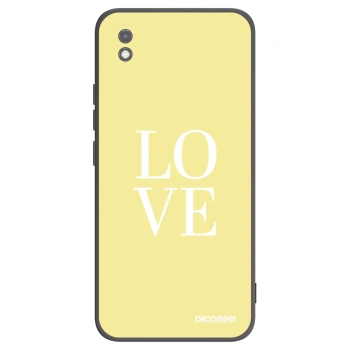 Picasee silikonový černý obal pro Xiaomi Redmi 9AT - Love