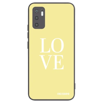 Picasee silikonový černý obal pro Xiaomi Redmi Note 10 5G - Love
