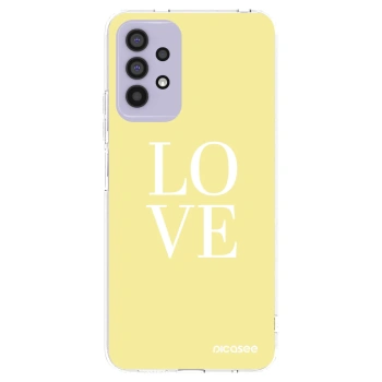 Picasee silikonový průhledný obal pro Samsung Galaxy A32 4G SM-A325F - Love