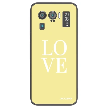 Picasee silikonový černý obal pro Xiaomi Mi 11 Ultra - Love