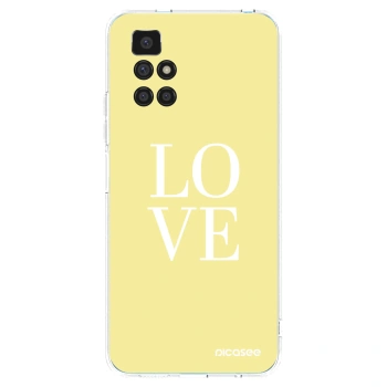 Picasee silikonový průhledný obal pro Xiaomi Redmi 10 - Love