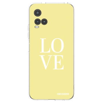 Picasee silikonový průhledný obal pro Vivo Y33s - Love
