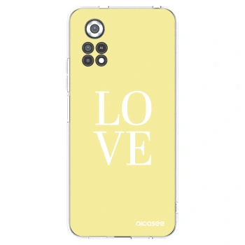 Picasee silikonový průhledný obal pro Xiaomi Poco X4 Pro 5G - Love