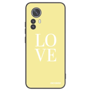 Picasee silikonový černý obal pro Xiaomi 12 Pro - Love