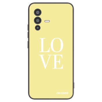 Picasee silikonový černý obal pro Vivo V23 5G - Love