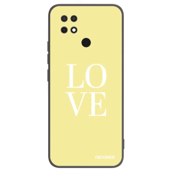 Picasee silikonový černý obal pro Xiaomi Redmi 10C - Love