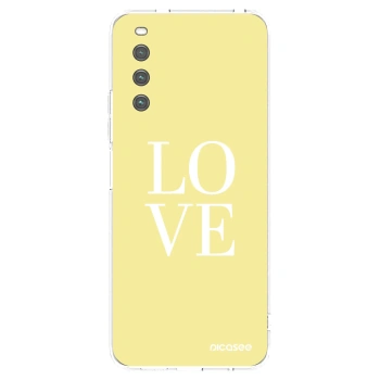 Picasee silikonový průhledný obal pro Sony Xperia 10 IV 5G - Love