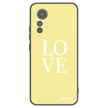 Picasee silikonový černý obal pro Xiaomi 12 Lite - Love