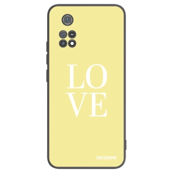 Picasee silikonový černý obal pro Xiaomi Poco M4 Pro - Love