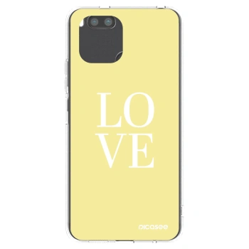 Picasee silikonový průhledný obal pro Xiaomi Redmi A1 - Love