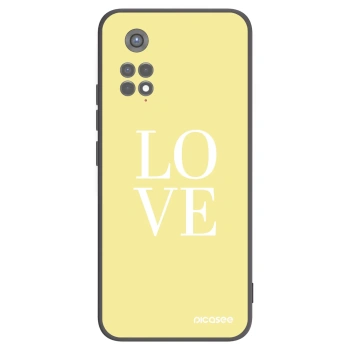 Picasee silikonový černý obal pro Xiaomi Redmi Note 11S 5G - Love