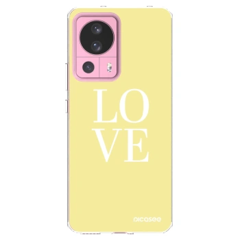 Picasee silikonový průhledný obal pro Xiaomi 13 Lite - Love