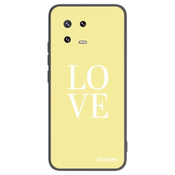 Picasee silikonový černý obal pro Xiaomi 13 Pro - Love