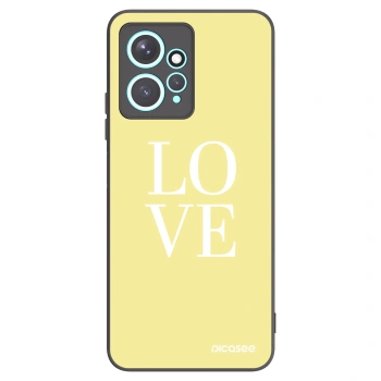 Picasee silikonový černý obal pro Xiaomi Redmi Note 12 4G - Love