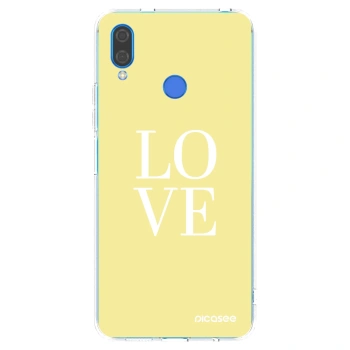 Picasee silikonový průhledný obal pro Huawei Nova 3i - Love