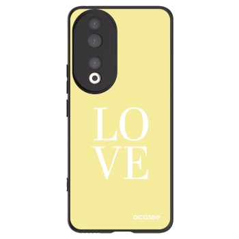 Picasee silikonový černý obal pro Honor 90 5G - Love