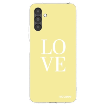 Picasee silikonový průhledný obal pro Samsung Galaxy A04s A047F - Love