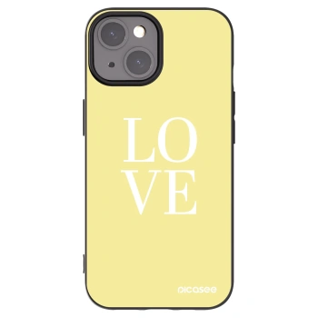 Picasee silikonový černý obal pro Apple iPhone 15 - Love