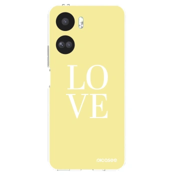 Picasee silikonový průhledný obal pro Honor 90 Lite 5G - Love
