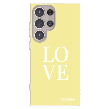 Picasee silikonový průhledný obal pro Samsung Galaxy S24 Ultra S928B 5G - Love