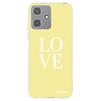 Picasee silikonový průhledný obal pro Xiaomi Redmi 12 5G - Love