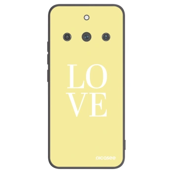 Picasee silikonový černý obal pro Realme 11 Pro+ - Love