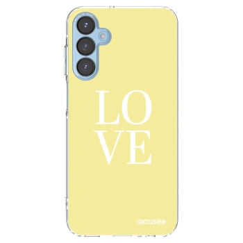 Picasee silikonový průhledný obal pro Samsung Galaxy A15 A156B 5G - Love