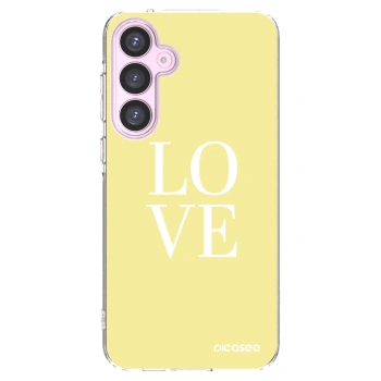 Picasee silikonový průhledný obal pro Samsung Galaxy A55 5G A556B - Love