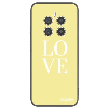 Picasee silikonový černý obal pro Realme 12 Pro 5G - Love