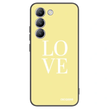 Picasee silikonový černý obal pro Vivo V40 SE 5G - Love