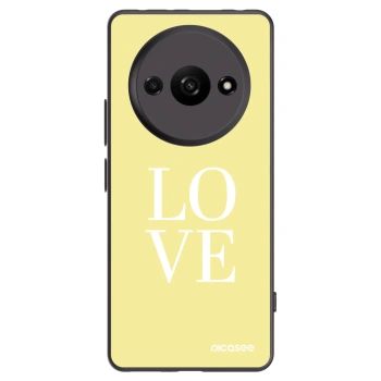 Picasee silikonový černý obal pro Xiaomi Redmi A3 - Love