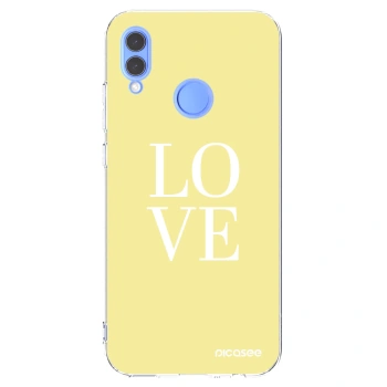 Picasee silikonový průhledný obal pro Huawei P Smart 2019 - Love