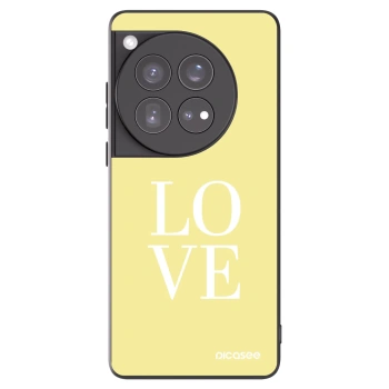 Picasee silikonový černý obal pro OnePlus 12 5G - Love
