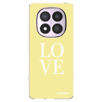 Picasee silikonový průhledný obal pro Xiaomi Redmi Note 14 Pro 5G - Love