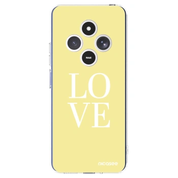 Picasee silikonový průhledný obal pro Xiaomi Redmi 14C - Love