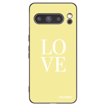 Picasee silikonový černý obal pro Google Pixel 8 Pro - Love