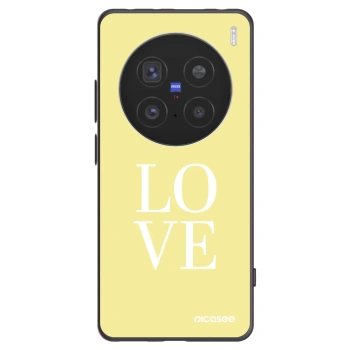 Picasee silikonový černý obal pro Vivo X200 Pro - Love