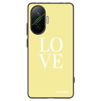 Picasee silikonový černý obal pro Xiaomi Poco F7 Pro 5G - Love