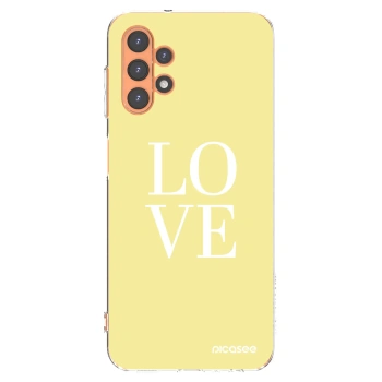 Picasee silikonový průhledný obal pro Samsung Galaxy A13 5G - Love