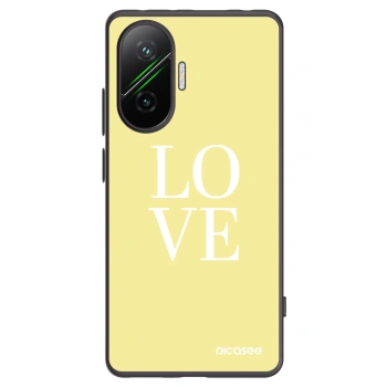 Picasee silikonový černý obal pro Xiaomi Poco F7 5G - Love