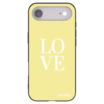 Picasee silikonový černý obal pro Apple iPhone Air - Love