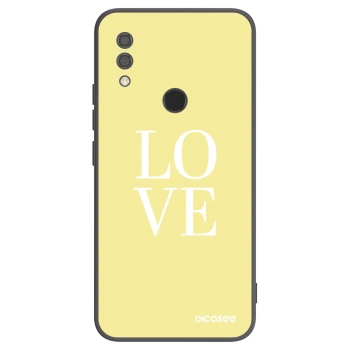 Picasee silikonový černý obal pro Xiaomi Redmi 7 - Love