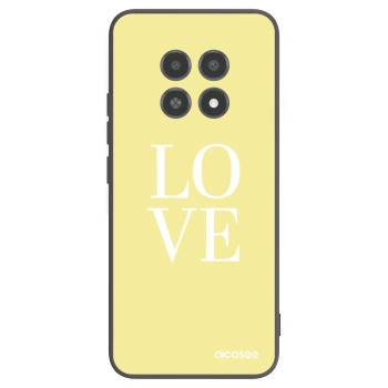 Picasee silikonový černý obal pro Realme 12X - Love