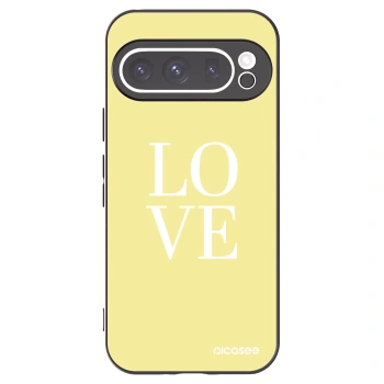 Picasee silikonový černý obal pro Google Pixel 9 Pro XL - Love