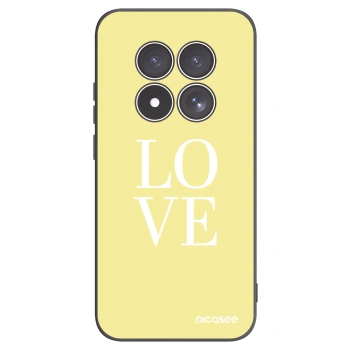 Picasee silikonový černý obal pro Xiaomi Redmi Note 15 Pro 4G - Love
