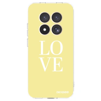 Picasee silikonový průhledný obal pro Xiaomi Redmi Note 15 Pro 4G - Love